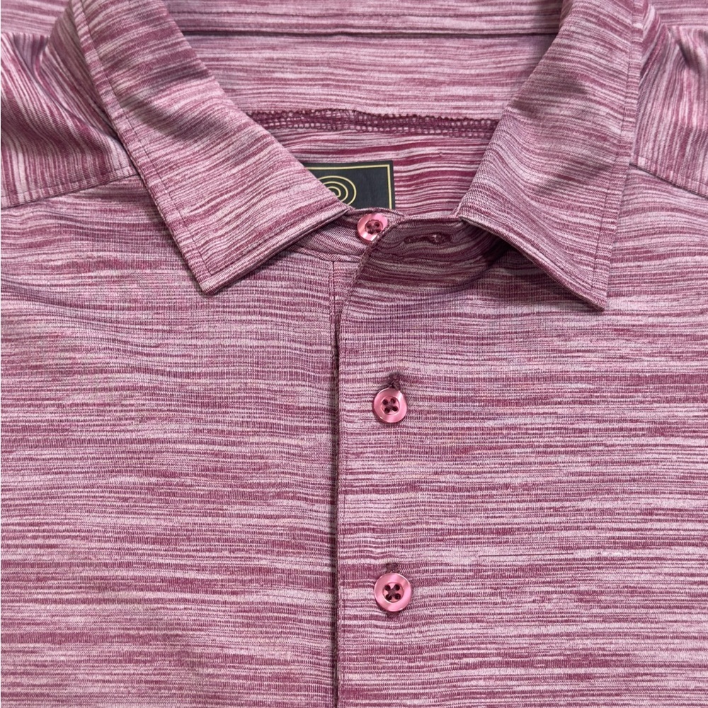F/X Fusion Men's Casual Mauve Striped Button Down Shirt